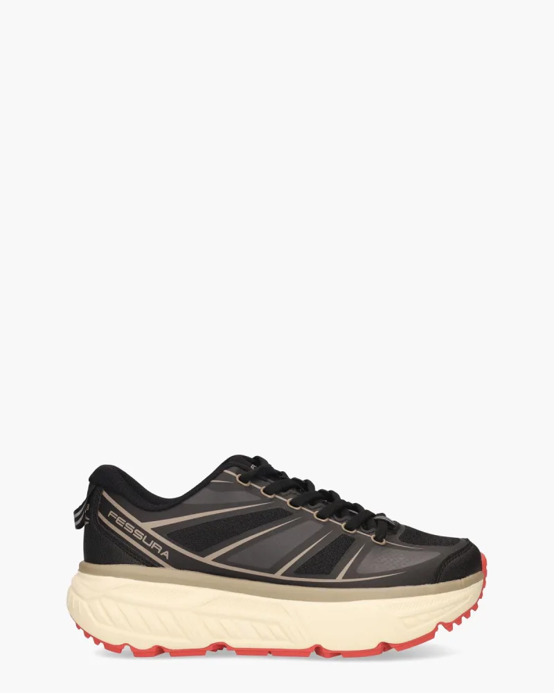 Fessura Trail SBL E-10, sneakers voor dames in zwart