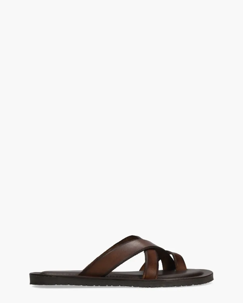 The Sandals Factory M5003, sandalen voor heren in bruin