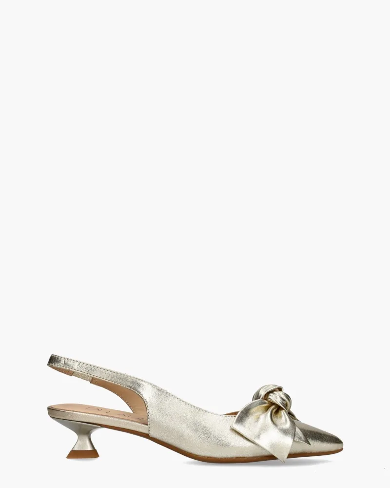 Di Lauro Danae, pumps voor dames in goud
