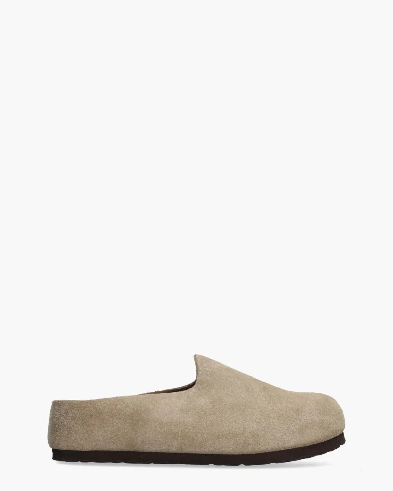 Birkenstock Amsterdam Wrapped, slippers voor dames in bruin