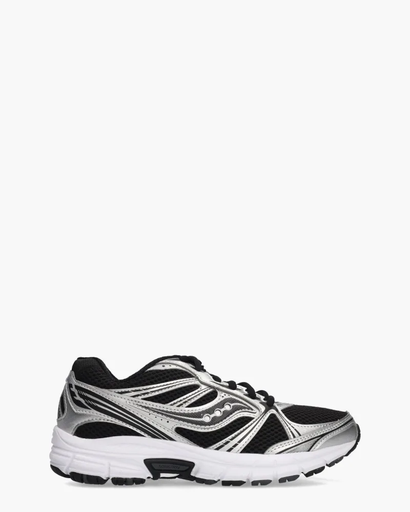 Saucony Grid Legacy, sneakers voor dames in zwart/zilver