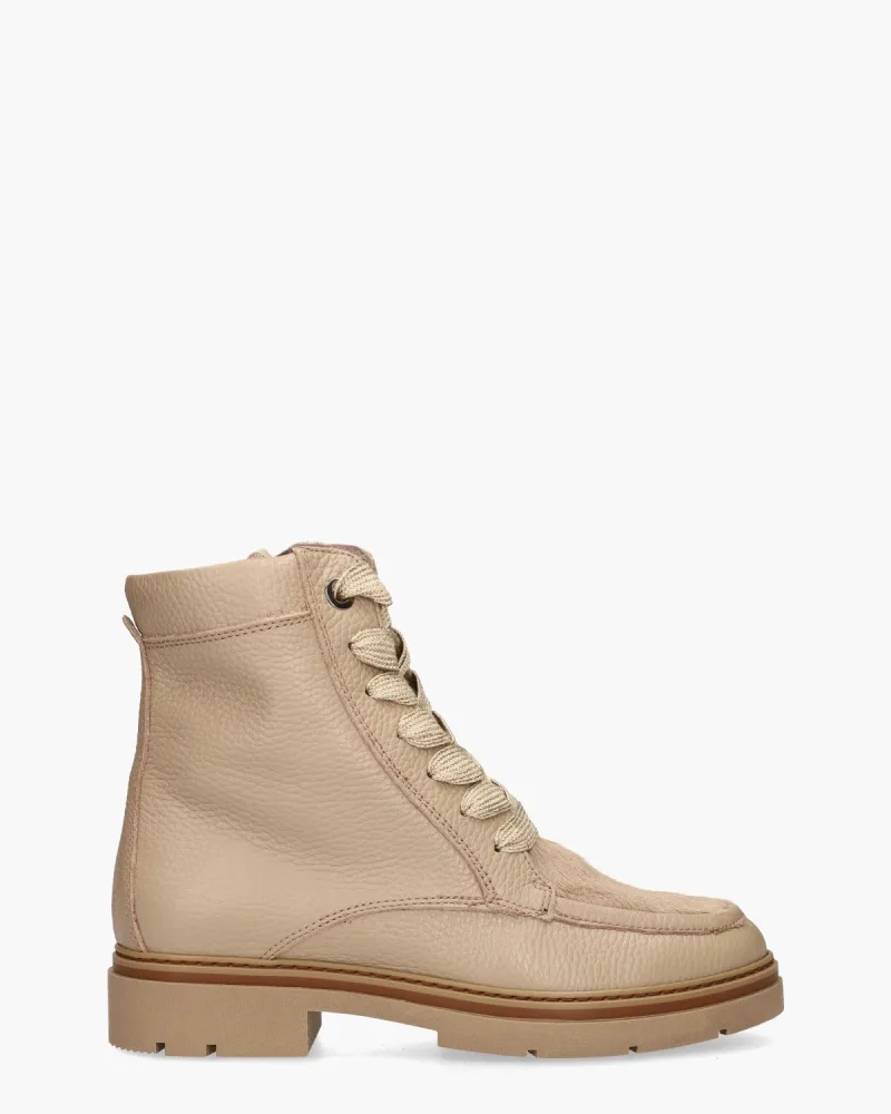 DLSport 6768, enkellaarsjes & boots voor dames in beige