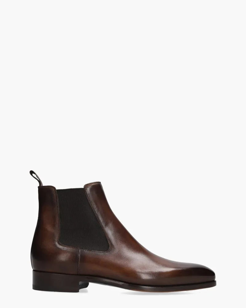 Magnanni 21104, enkellaarsjes & boots voor heren in bruin
