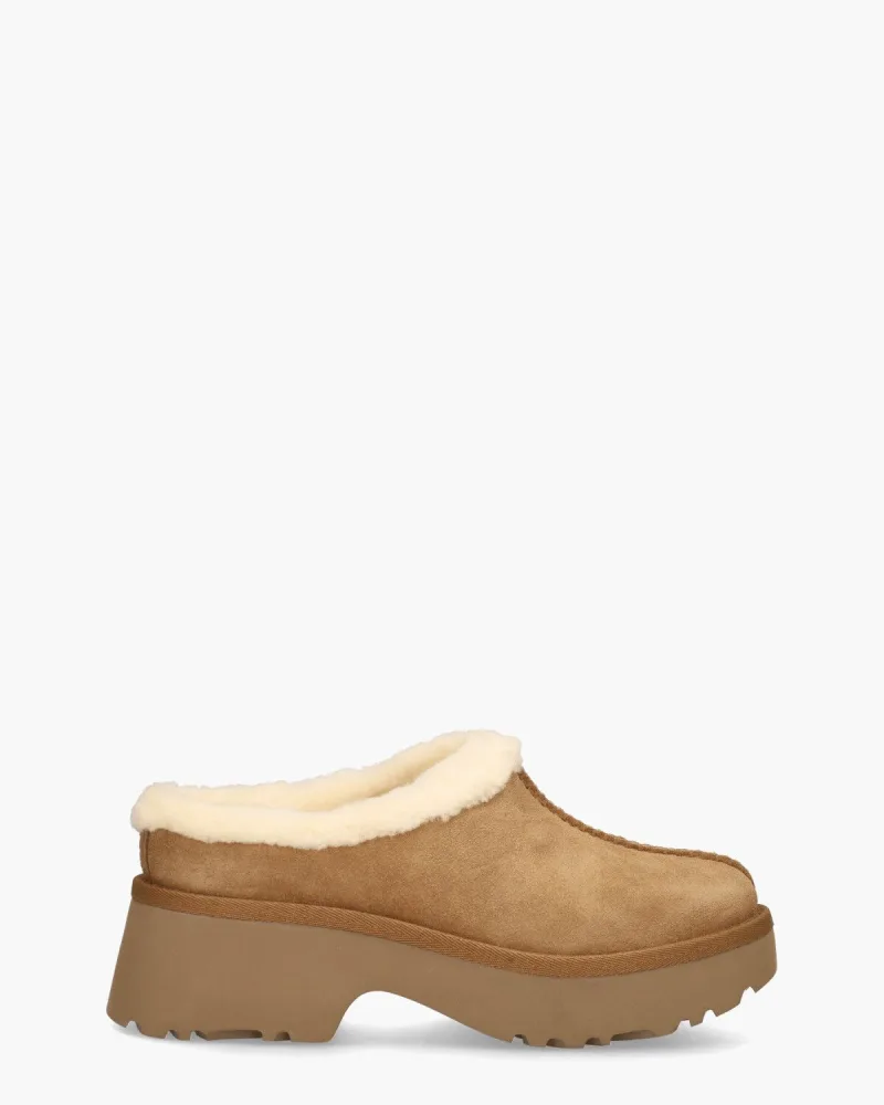 UGG New Heights Clog, slippers voor dames in bruin