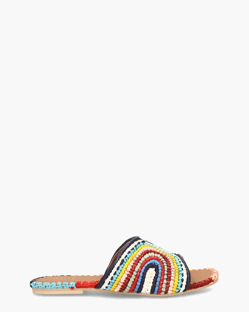 Toral Betty, slippers voor dames in multi, diversen