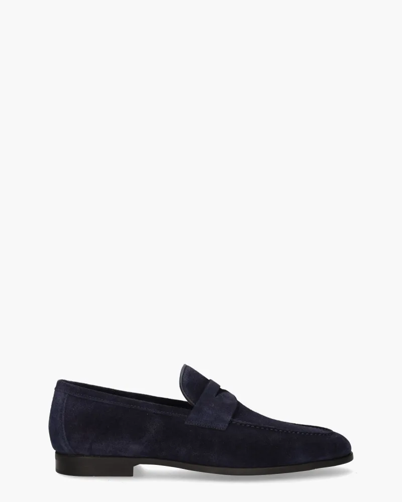 Magnanni 24412, instappers & loafers voor heren in donkerblauw