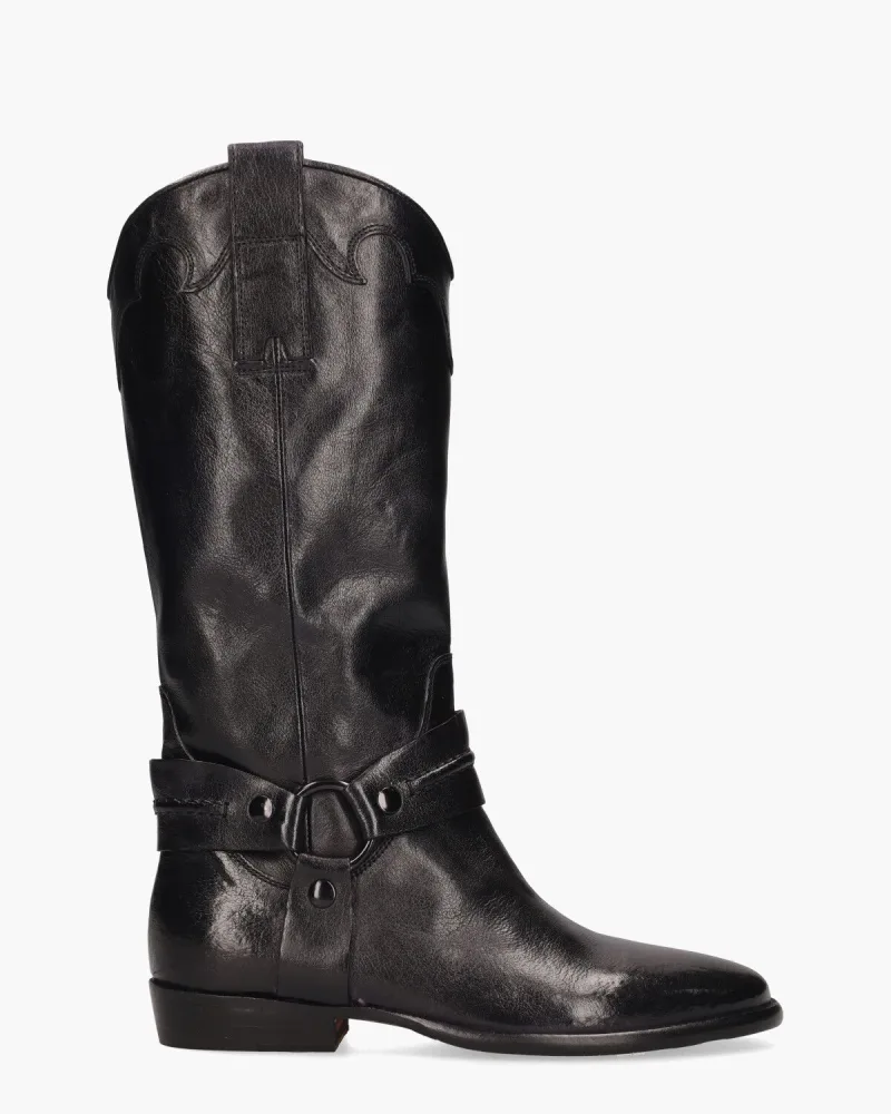 Jo Ghost 5320, enkellaarsjes & boots voor dames in zwart