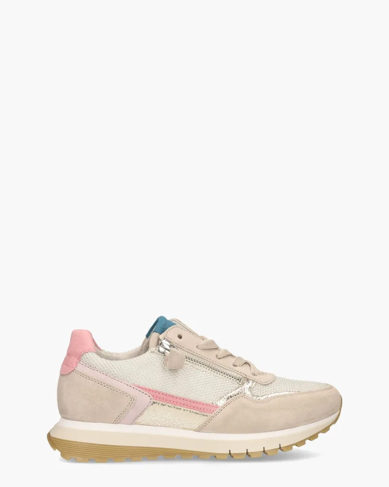 Gabor 66.378.63, sneakers voor dames in beige