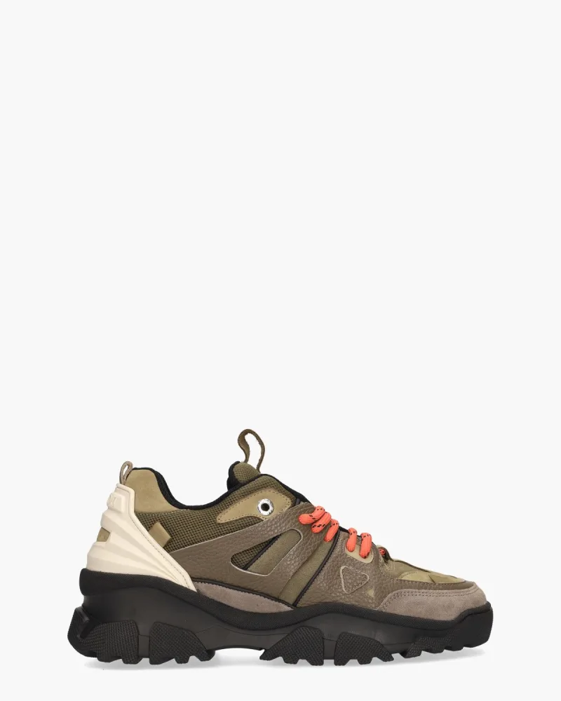 Mason Garments Genova II 26B, sneakers voor heren in groen