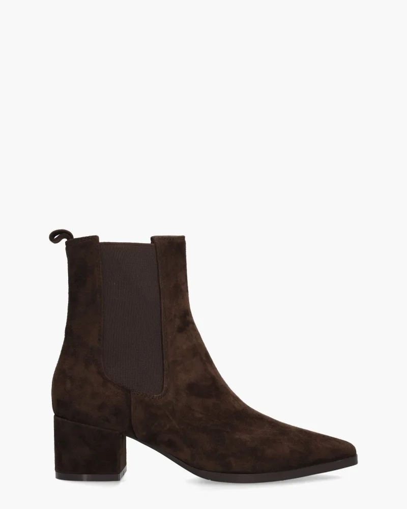 Di Lauro Dalila, enkellaarsjes & boots voor dames in donkerbruin