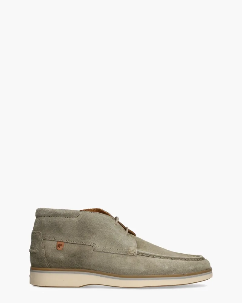 Floris Van Bommel De Oister 01.02, enkellaarsjes & boots voor heren in groen
