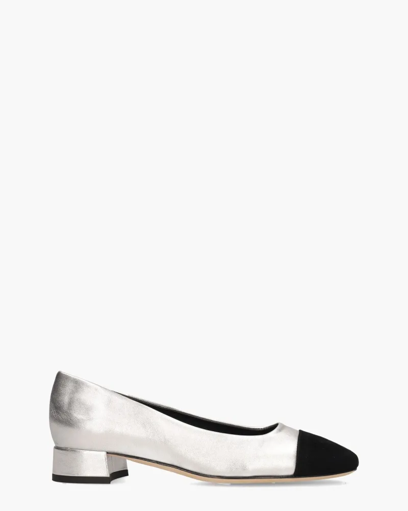 Odare Sebastian, pumps voor dames in zilver/zwart