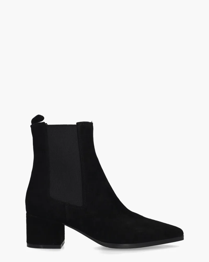 Di Lauro Dalila, enkellaarsjes & boots voor dames in zwart