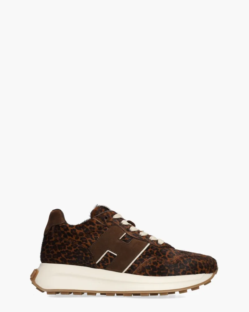 Hogan H641, sneakers voor dames in bruin