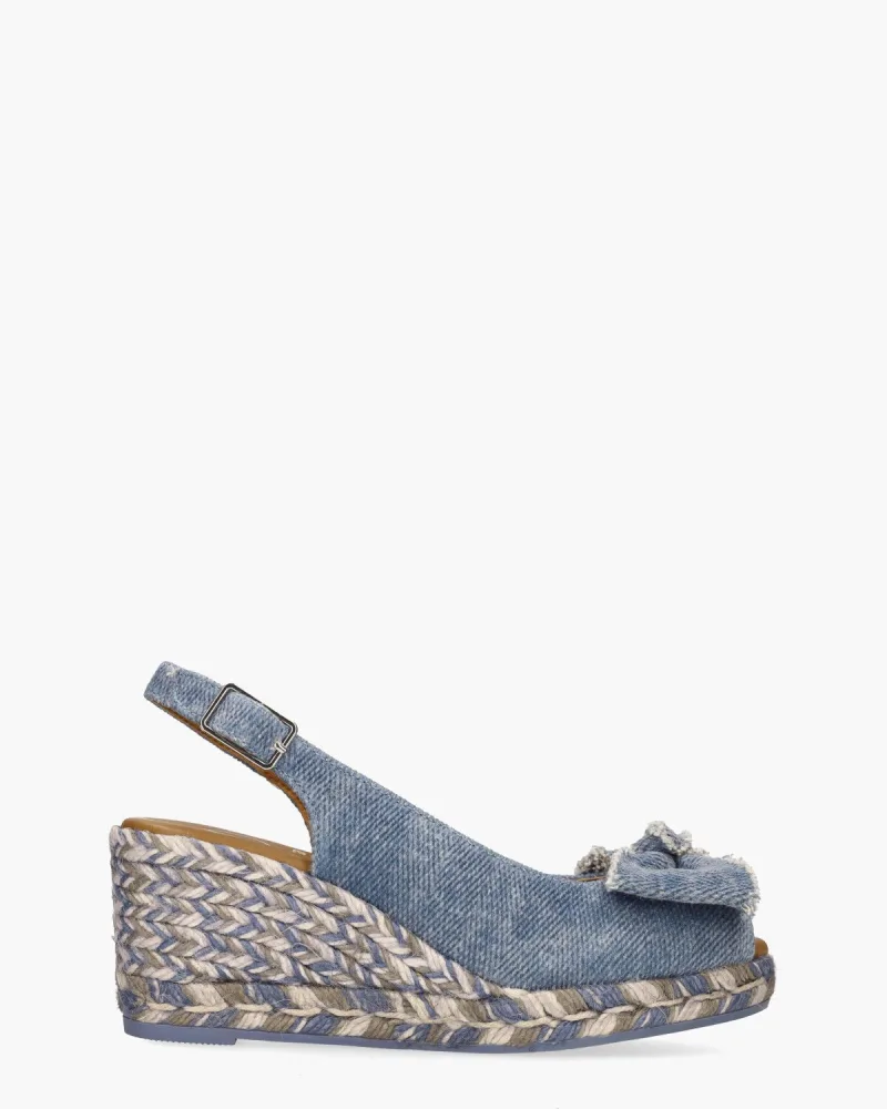 Viguera 2246 Jeansblauw, sandalen voor dames in blauw