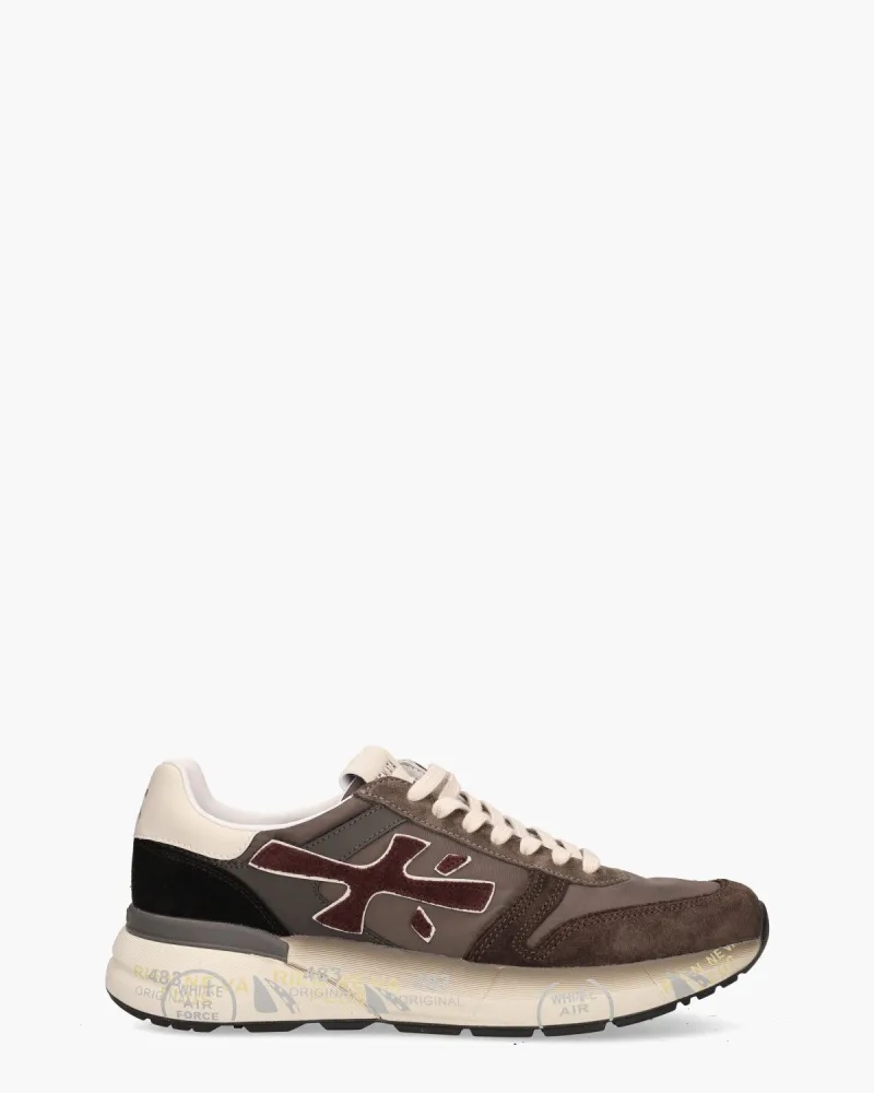Premiata Mick 7714, sneakers voor heren in bruin/multicolor