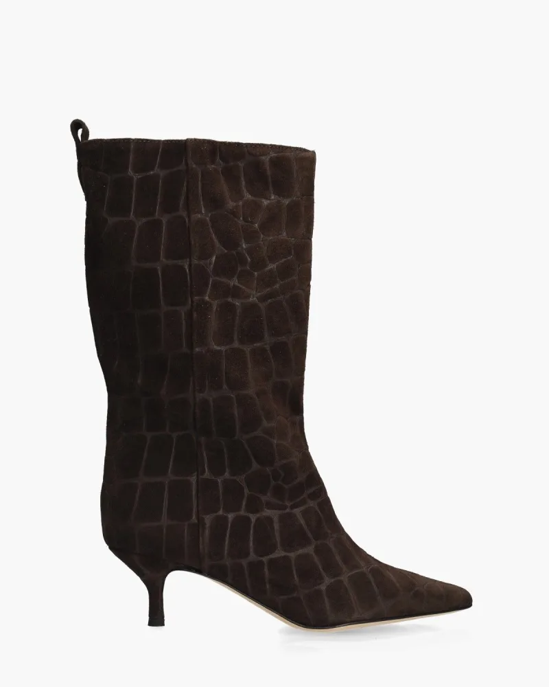 Odare Liv, enkellaarsjes & boots voor dames in donkerbruin