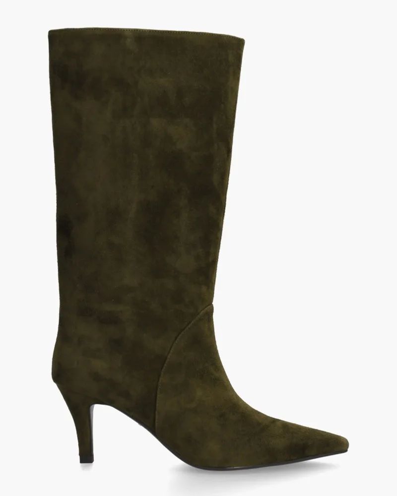 Lola Cruz Althea, enkellaarsjes & boots voor dames in donkergroen
