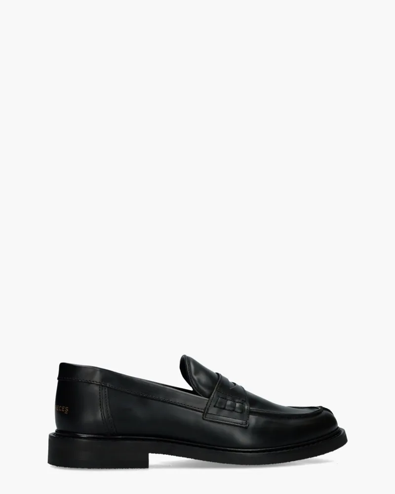Filling Pieces Polido Minimum, instappers & loafers voor heren in zwart