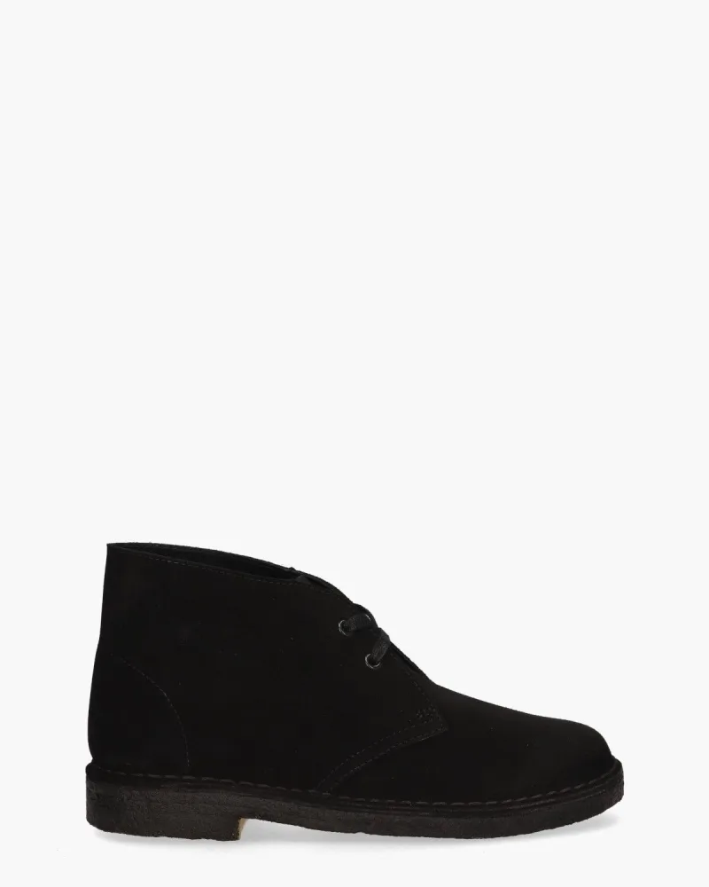 Clarks originals Desert Boot, enkellaarsjes & boots voor heren in zwart, foto 2 van 2