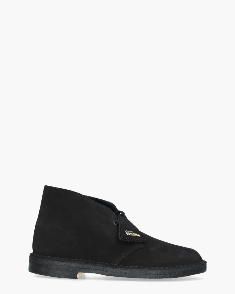 Clarks originals Desert Boot, enkellaarsjes & boots voor heren in zwart