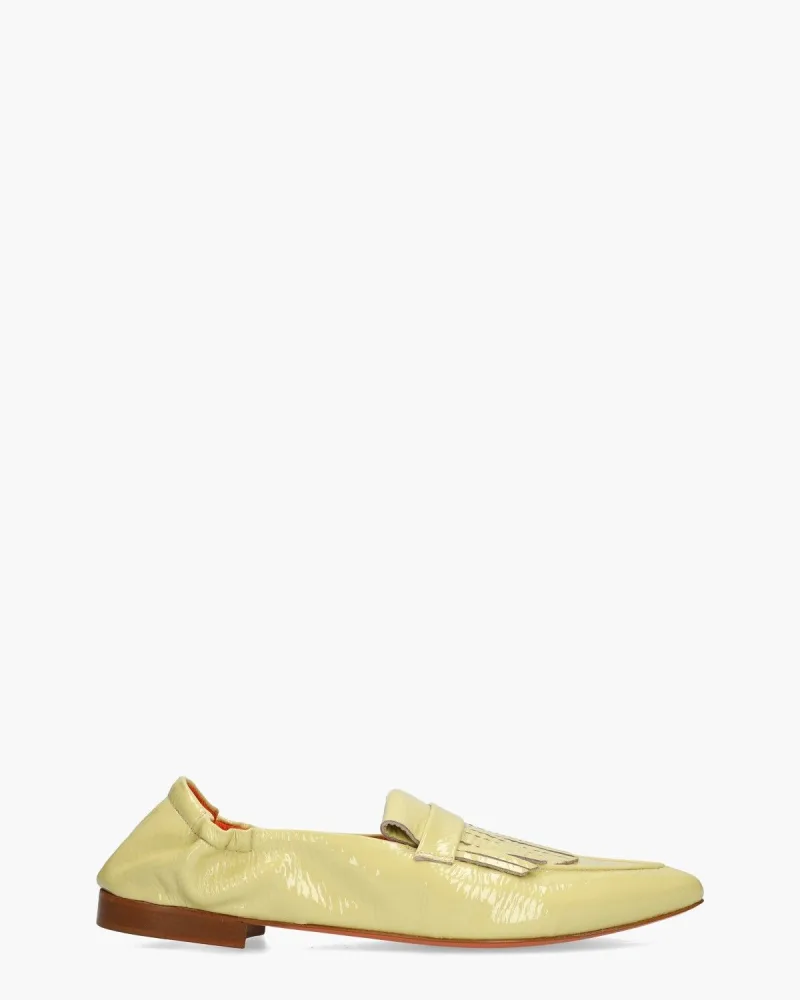 Kroll Wedge 1G Lichtgeel, instappers & loafers voor dames