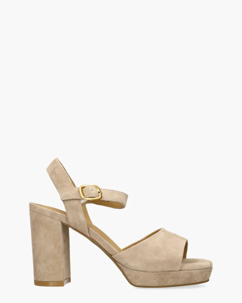 Di Lauro Romani, sandalen voor dames in beige