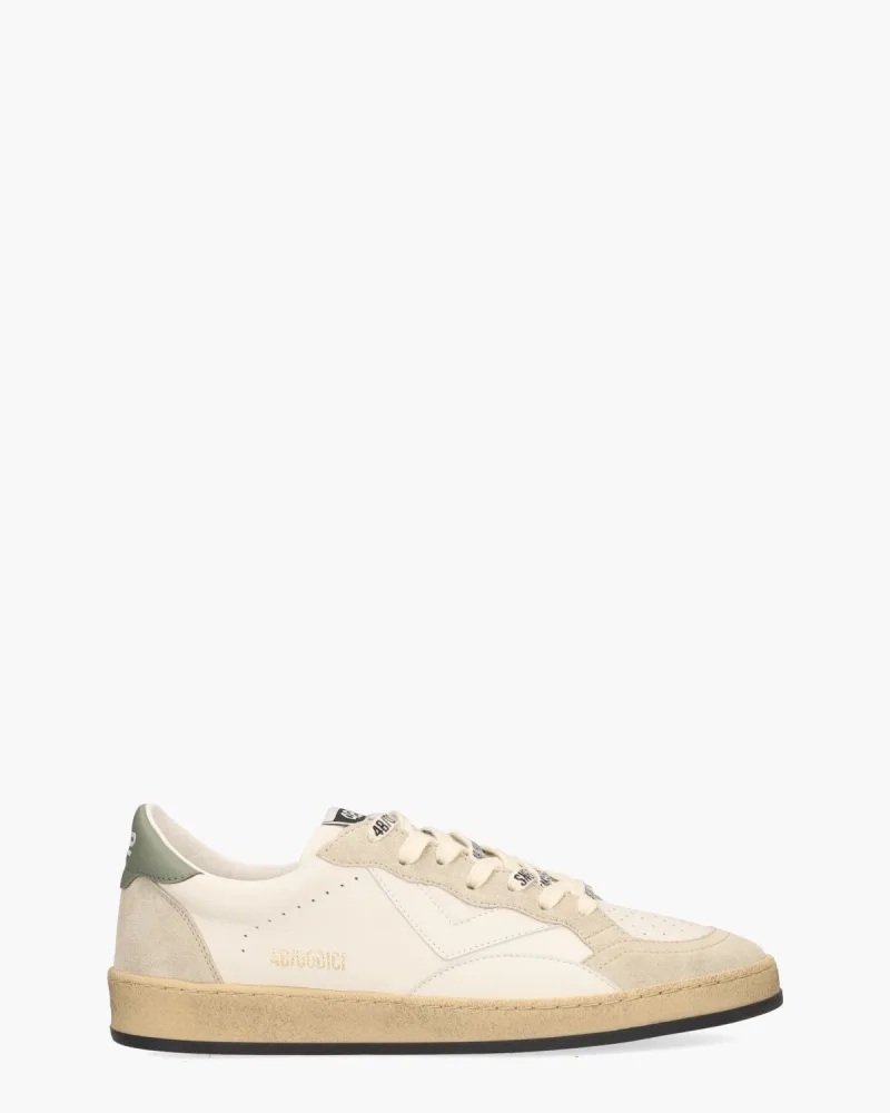 4B12 Play.New, sneakers voor heren in wit/beige