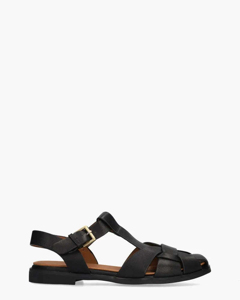 Di Lauro Daniela, sandalen voor dames in zwart
