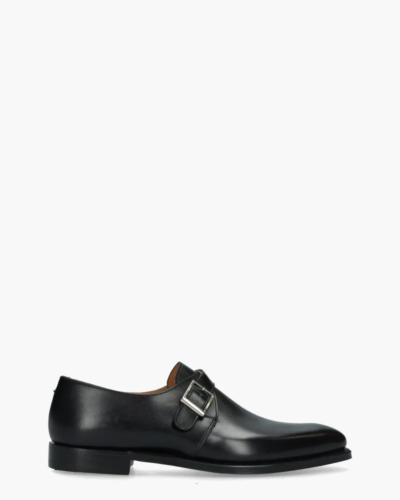 Crockett & Jones Monkton, nette schoenen voor heren in zwart