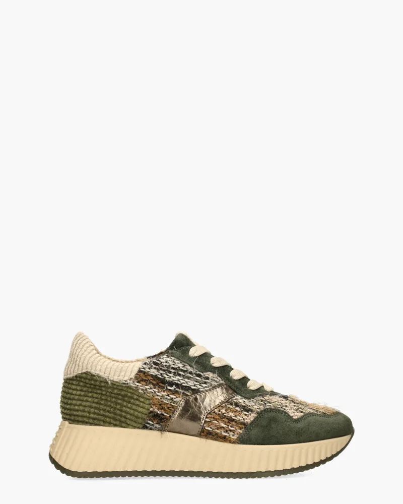 Softwaves Alana, sneakers voor dames in groen