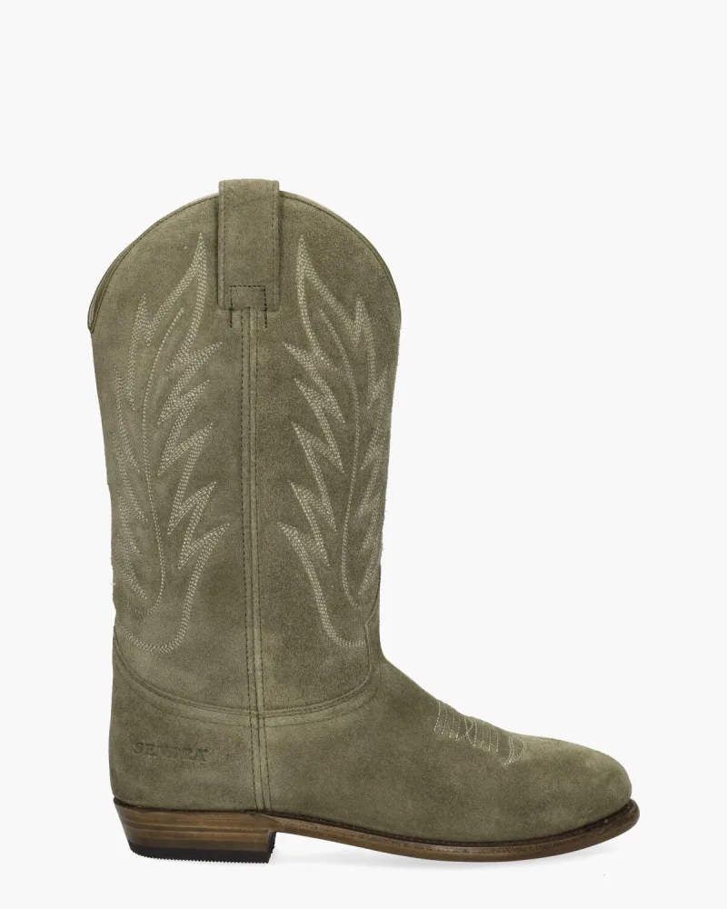 Sendra 13843, laarzen voor dames in groen