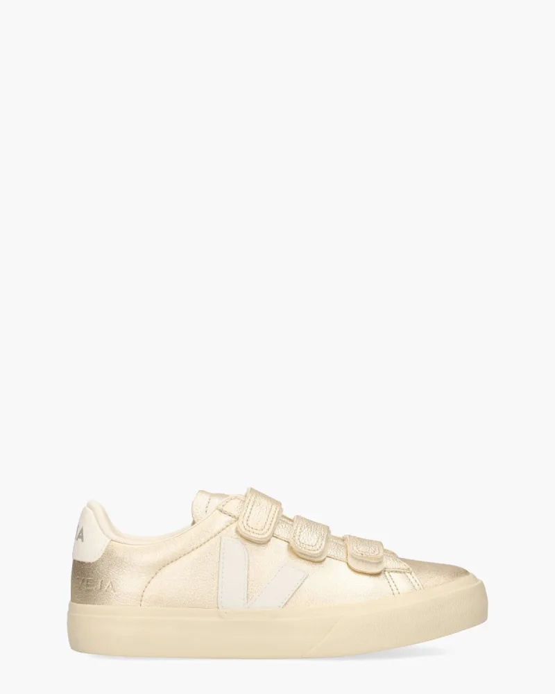 VEJA Recife Chromefree Leather, sneakers voor dames in goud