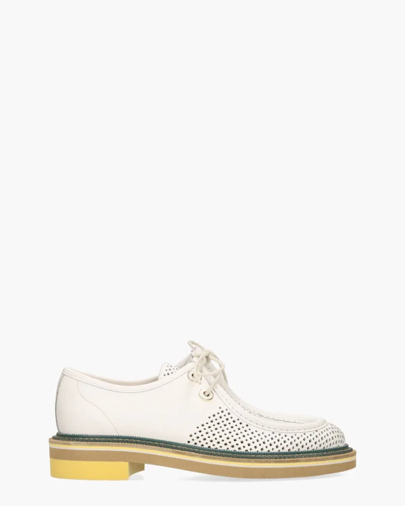 Pertini 32889, veterschoenen voor dames in wit