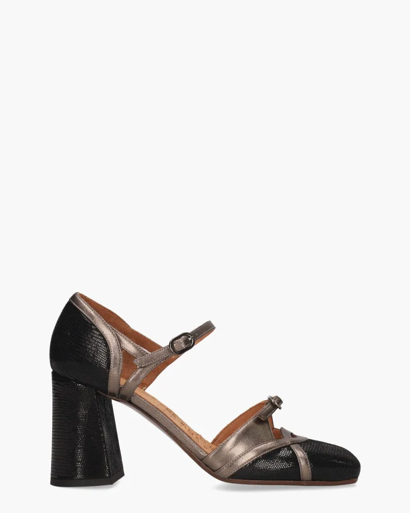Chie Mihara Obindi, pumps voor dames in zwart/brons