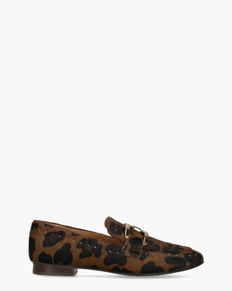 Di Lauro Catrina, instappers & loafers voor dames in bruin