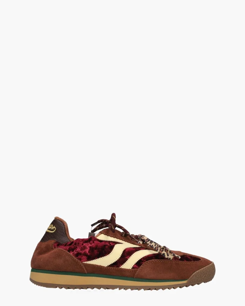 MRP by Maripé Utah V.10 Bordeauxrood, sneakers voor dames in bruin