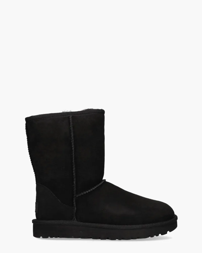 UGG Classic Short II Boot, enkellaarsjes & boots voor dames in zwart