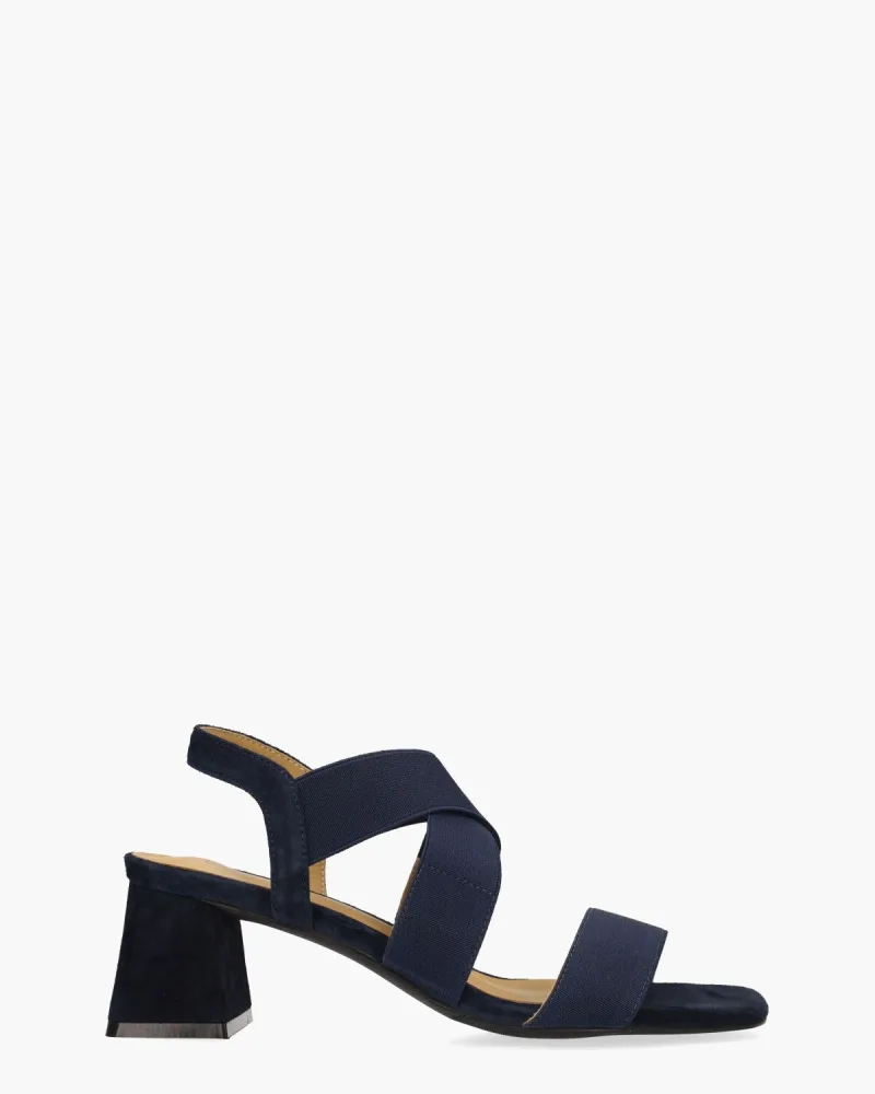Di Lauro Widy, sandalen voor dames in donkerblauw