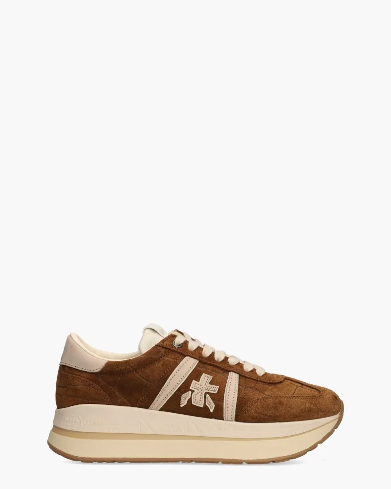 Premiata Bethcoin 8509, sneakers voor dames in bruin