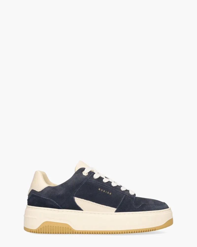 Nubikk Basket Court Miele, sneakers voor dames in donkerblauw