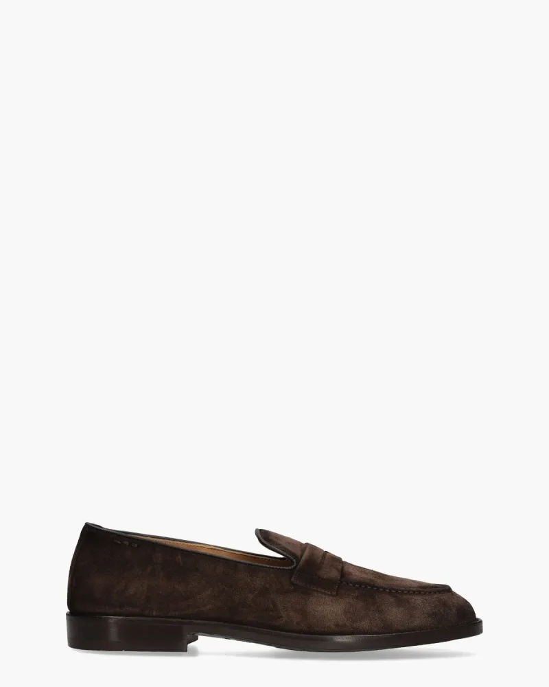 Alexander Hotto 69016, instappers & loafers voor heren in donkerbruin