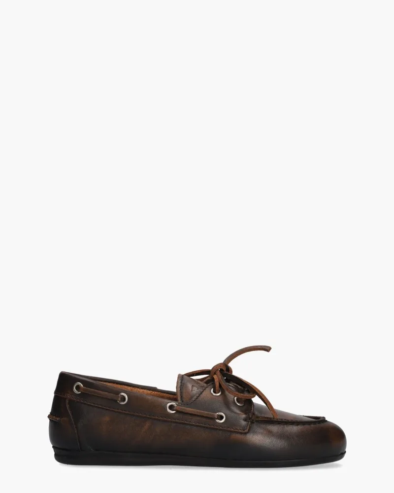 Posa Boat, instappers & loafers voor dames in donkerbruin, foto 2 van 2