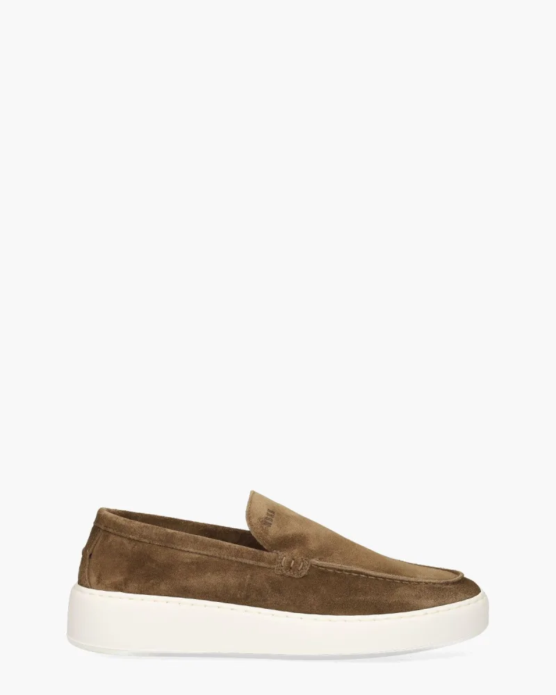 Nubikk Jiro Mio, instappers & loafers voor heren in bruin