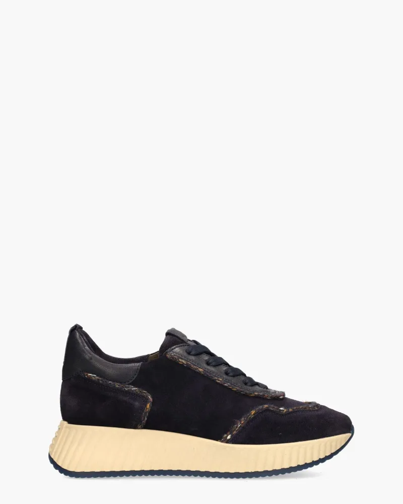 Softwaves Alexa, sneakers voor dames in donkerblauw