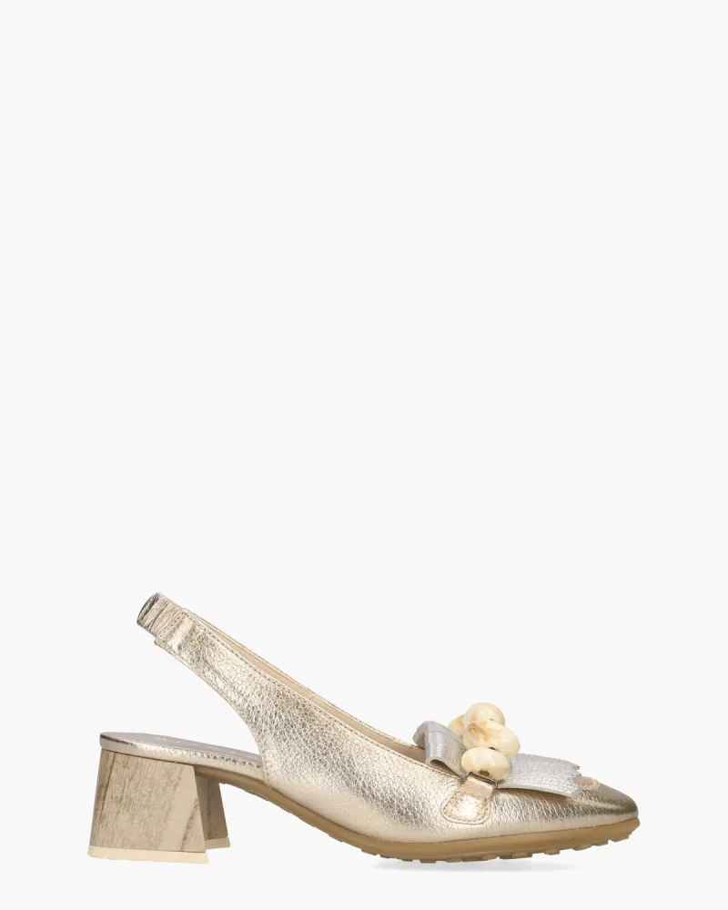 Hispanitas Hispani HV253945, instappers & loafers voor dames in goud