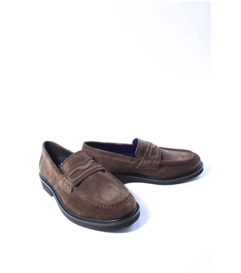 Nubikk Jones Gatsby, instappers & loafers voor heren in donkerbruin, foto 2 van 2
