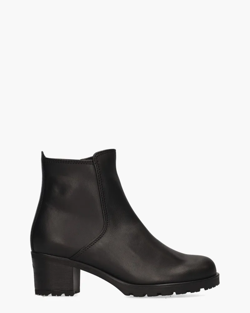 Gabor 52.800.57, enkellaarsjes & boots voor dames in zwart