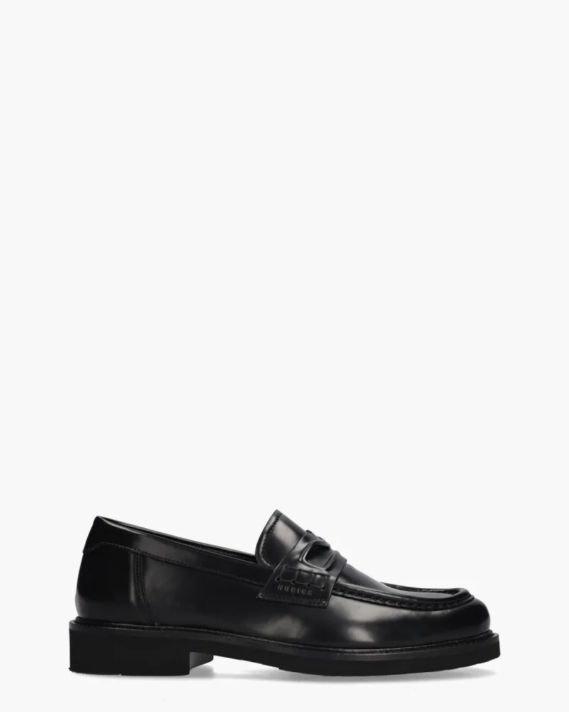 Nubikk Jones Gatsby, instappers & loafers voor heren in zwart