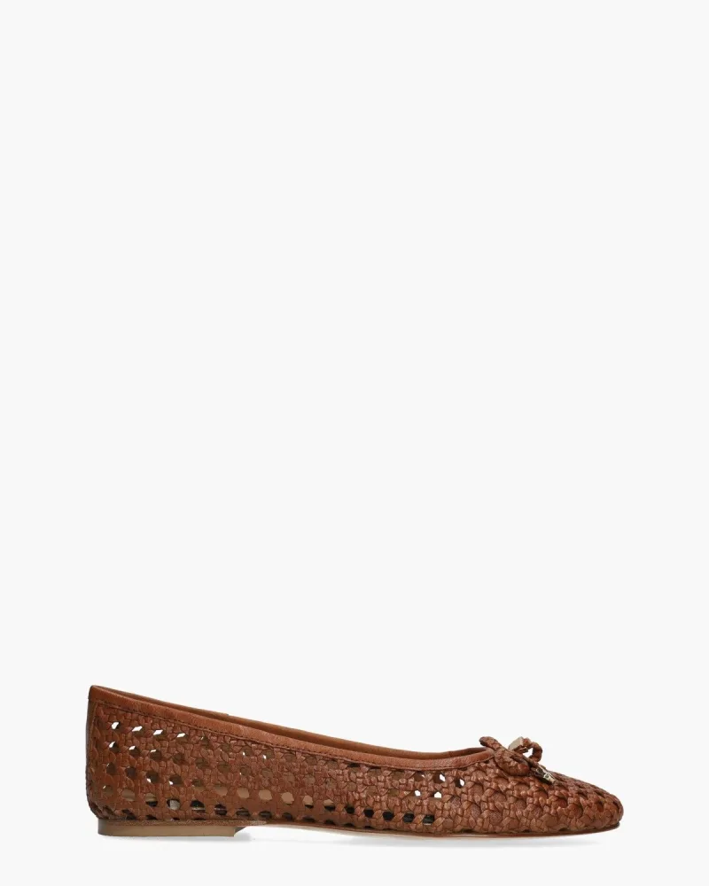 Si Zyta Cognac 's, ballerina's voor dames in bruin